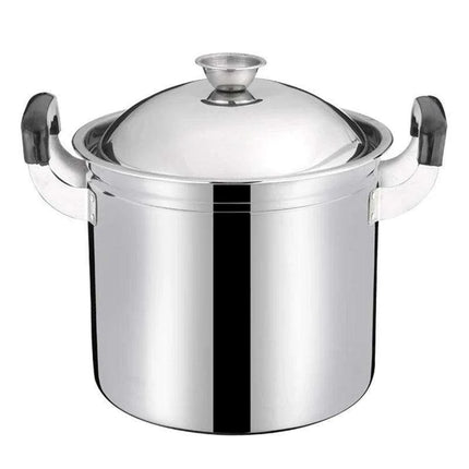 Extra-Large Stainless Steel Induction Cooking Pot for Family-Style Soups and Stews - Très Elite