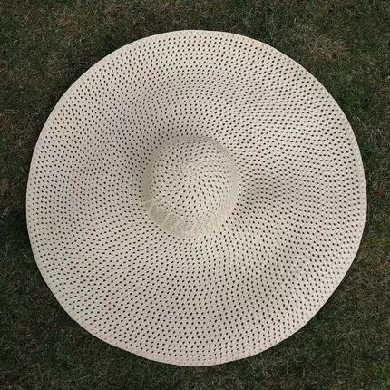 Extra-Wide 25cm Brim Floppy Straw Sun Hat for Women - UV Protection, Travel-Friendly Summer Essential - Wholesale Options Available - Très Elite