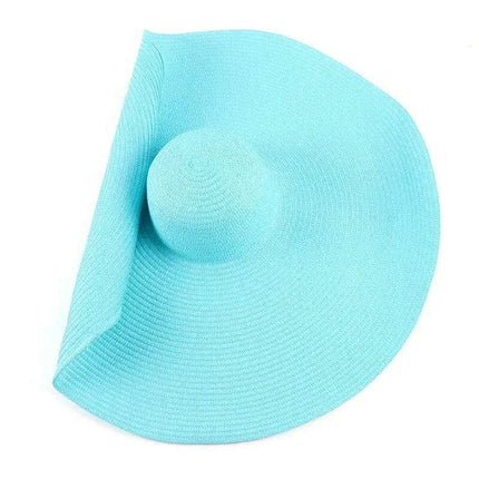 Extra-Wide 25cm Brim Floppy Straw Sun Hat for Women - UV Protection, Travel-Friendly Summer Essential - Wholesale Options Available - Très Elite