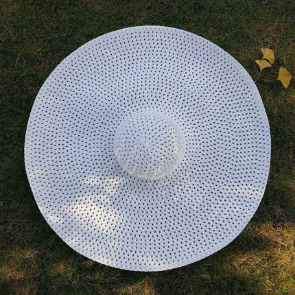 Extra-Wide 25cm Brim Floppy Straw Sun Hat for Women - UV Protection, Travel-Friendly Summer Essential - Wholesale Options Available - Très Elite