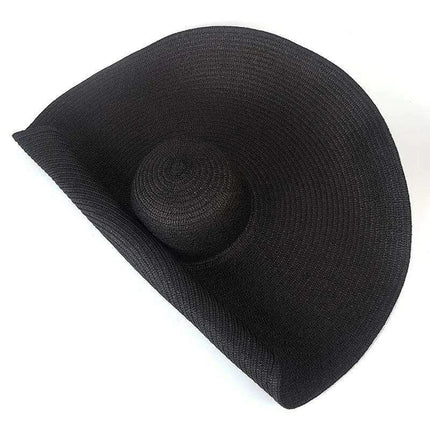 Extra-Wide 25cm Brim Floppy Straw Sun Hat for Women - UV Protection, Travel-Friendly Summer Essential - Wholesale Options Available - Très Elite