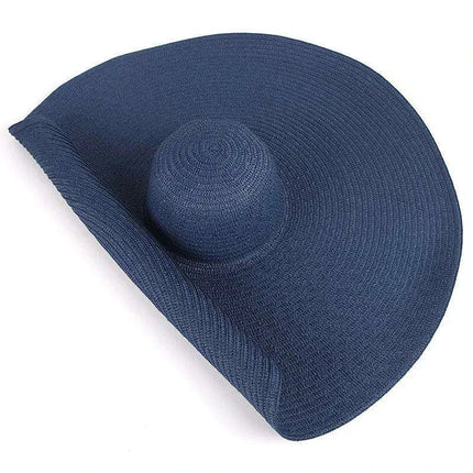 Extra-Wide 25cm Brim Floppy Straw Sun Hat for Women - UV Protection, Travel-Friendly Summer Essential - Wholesale Options Available - Très Elite