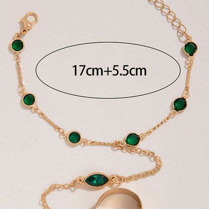 Extravagant Chain Ring - Bold Alloy Fashion Statement Piece - Très Elite
