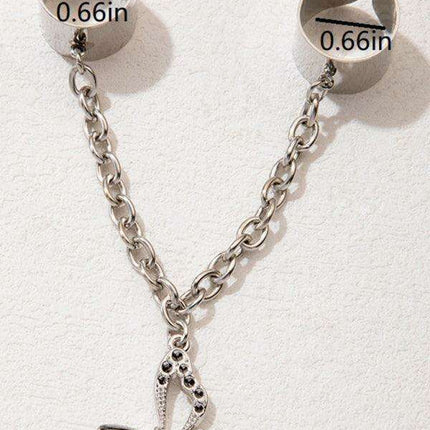 Extravagant Chain Ring - Bold Alloy Fashion Statement Piece - Très Elite