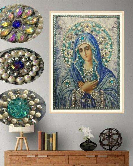 Crystal Diamond Painting Kit with Diverse Shapes for Artistic Brilliance