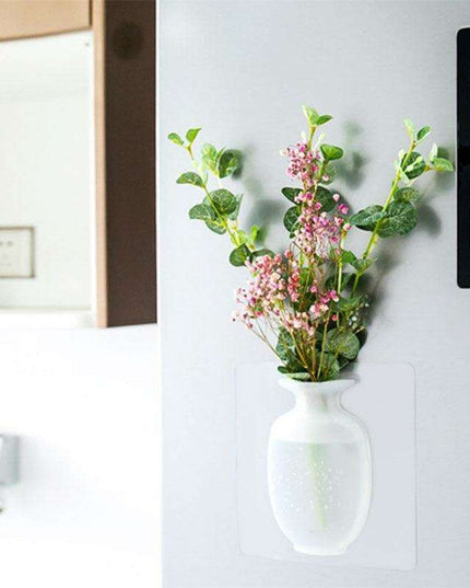 Sleek Modern Floral Wall Vase - Enhance Your Interior Aesthetics