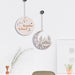Ramadan Circle Moon Wooden Wall Art - Stylish Home Decor Accent