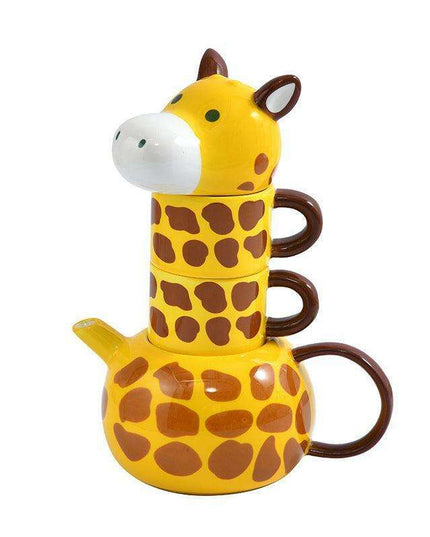 Charming Giraffe-Inspired Ceramic Mug Collection
