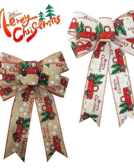 Sophisticated Christmas Ribbon Bow Set: Elevate Your Festive Decor