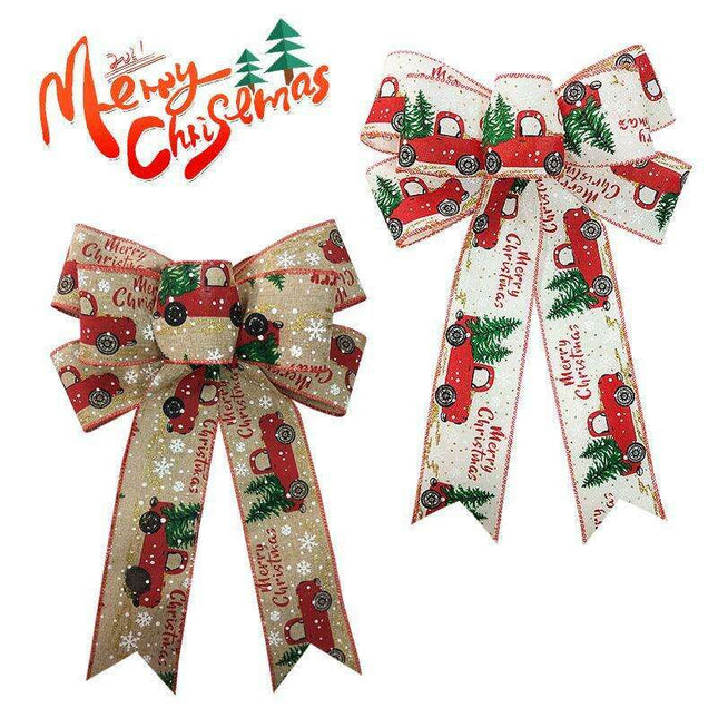 Sophisticated Christmas Ribbon Bow Set: Elevate Your Festive Decor