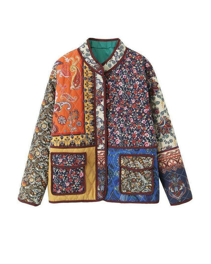 Chic Vintage Cotton Puffer Coat - Timeless Winter Style