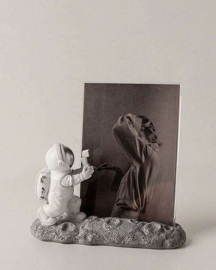 Whimsical Nordic Astronaut Resin Figurine - Unique Space-Themed Home Accent & Gift Idea