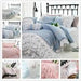 Elegant Botanica Ruffle Lace Bedding Set for Girls - Queen Size, 100% Cotton