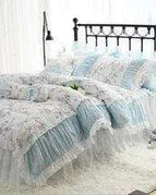 Set of 4 - Blue Floral