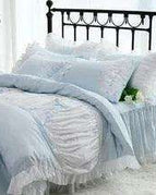 Set of 4 - Blue and White