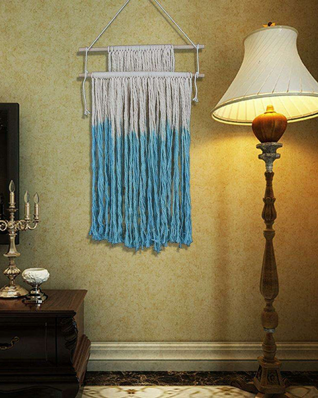 Bohemian Elegance: Hand-Woven Nordic Cotton Wall Tapestry for Home Decor