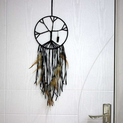 Enchanting Tree of Life Dream Catcher - Serene Decor for Children's Rooms