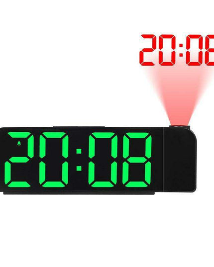 LED Digital Alarm Clock with Time Projection Function