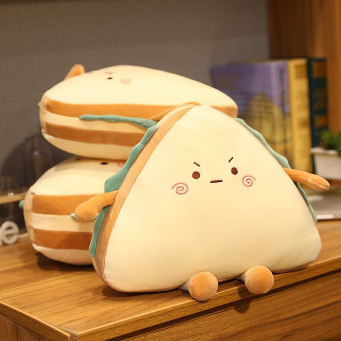 Whimsical Plush Expression Pillow: Charming Room Decor Accent