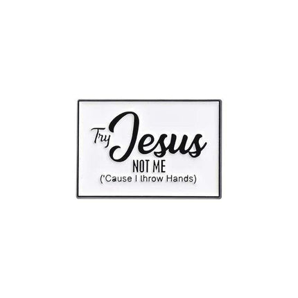 Faith-Inspired Jesus Enamel Pin Collection - Stylish Brooches for Spiritual Expression on Jackets and Backpacks - Très Elite