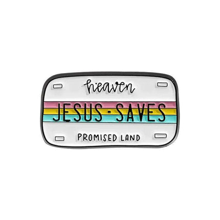 Faith-Inspired Jesus Enamel Pin Collection - Stylish Brooches for Spiritual Expression on Jackets and Backpacks - Très Elite