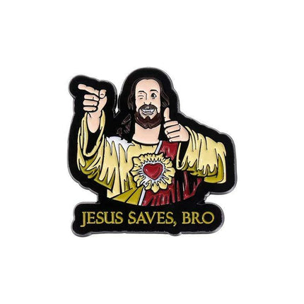 Faith-Inspired Jesus Enamel Pin Collection - Stylish Brooches for Spiritual Expression on Jackets and Backpacks - Très Elite
