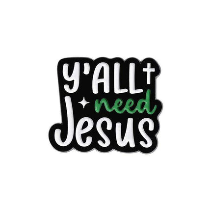 Faith-Inspired Jesus Enamel Pin Collection - Stylish Brooches for Spiritual Expression on Jackets and Backpacks - Très Elite