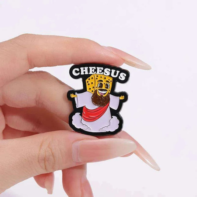 Faith-Inspired Jesus Enamel Pin Collection - Stylish Brooches for Spiritual Expression on Jackets and Backpacks