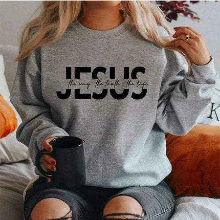 Faithful Journey Christian Hoodie - Stylish Jesus Sweatshirt for Women - Très Elite