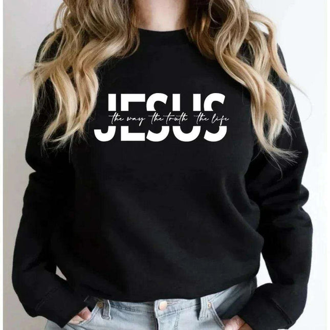 Faithful Journey Christian Hoodie - Stylish Jesus Sweatshirt for Women