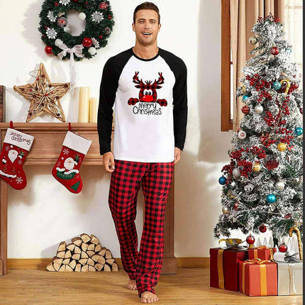 Family Christmas Pajamas Matching Sets Christmas Sleepwear Parent-Child Pjs Outfit For Christmas Holiday Xmas Party - Très Elite