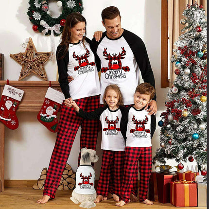 Family Christmas Pajamas Matching Sets Christmas Sleepwear Parent-Child Pjs Outfit For Christmas Holiday Xmas Party - Très Elite