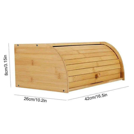 Farmhouse Charm Bread Keeper: Stylish Kitchen Storage Solution - Très Elite