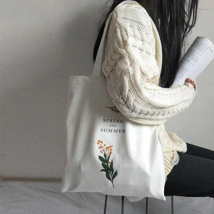 Fashionable Women's Everyday Canvas Tote Bag - Très Elite