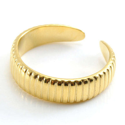 Fashionable and personalized retro style ring gold living ring - Très Elite