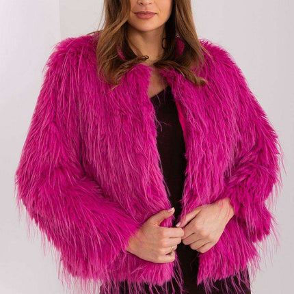Faux Fur-Adorned Chic Jacket for Stylish Occasions - Très Elite