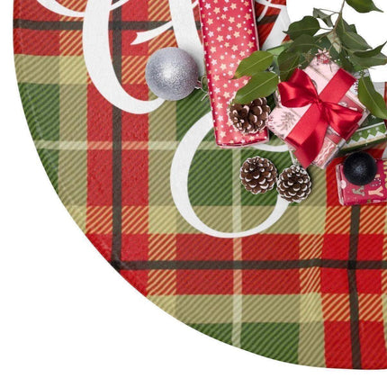 Festive Comfort Plush Fleece Christmas Tree Skirt - Très Elite