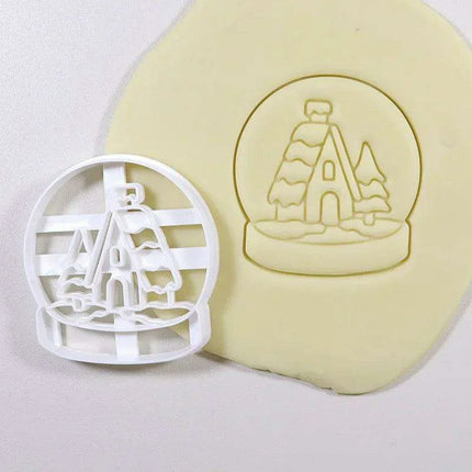 Festive Cookie Cutter Set: Create Charming Gingerbread & Santa Treats for Holiday Baking Fun