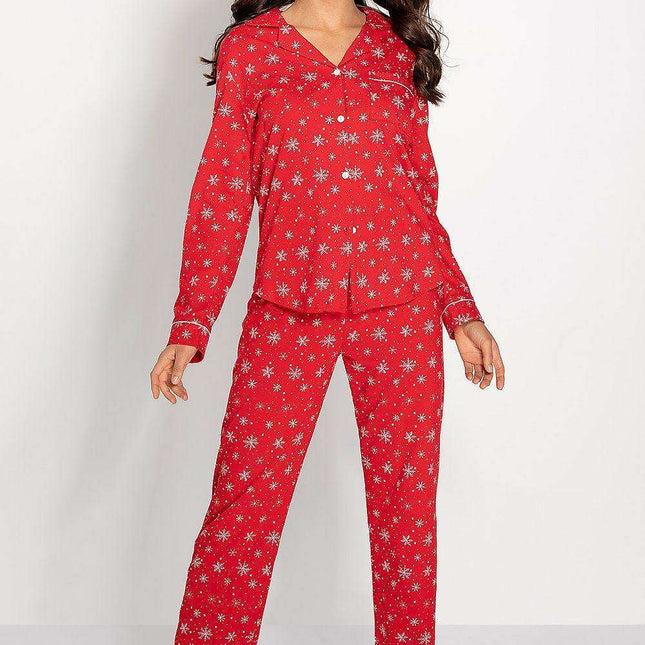 Festive Holiday Dreams Cotton Pajama Set