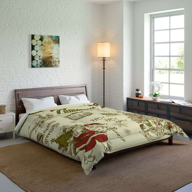 Festive Luxe Polyester Throw Blanket - Cozy Holiday Essentials