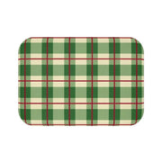 Festive Plaid Luxury Memory Foam Bath Mat - Très Elite