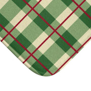 Festive Plaid Luxury Memory Foam Bath Mat - Très Elite