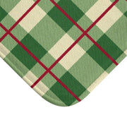 Festive Plaid Luxury Memory Foam Bath Mat - Très Elite