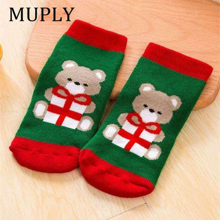 Festive & Snug: Holiday Cotton Socks for Babies - Très Elite