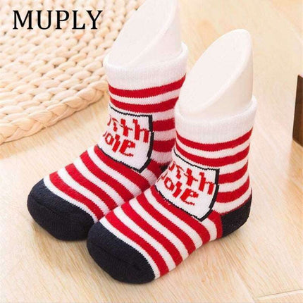 Festive & Snug: Holiday Cotton Socks for Babies - Très Elite