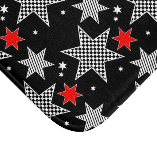 Festive Tartan Holiday Bath Mat - Très Elite