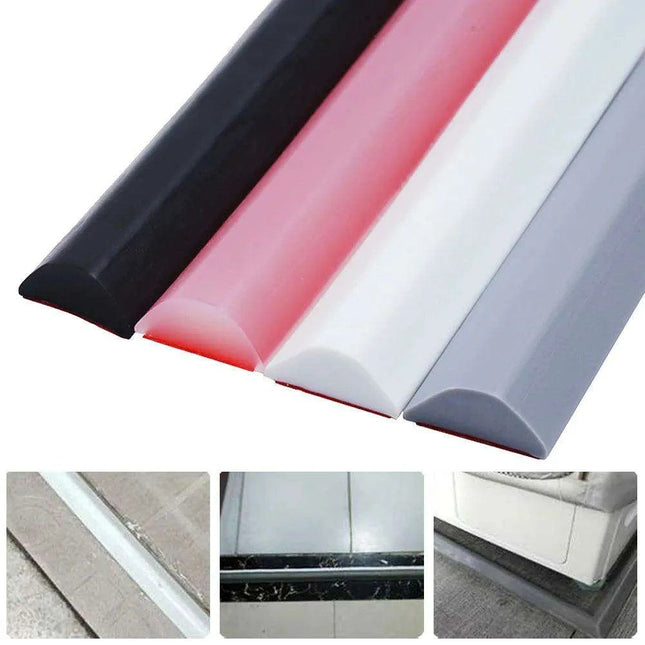 Flexible Silicone Water Barrier Strips for Kitchen and Bathroom Control