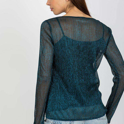 Floral Brooch Adorned Blouse with Strapless Design - Très Elite