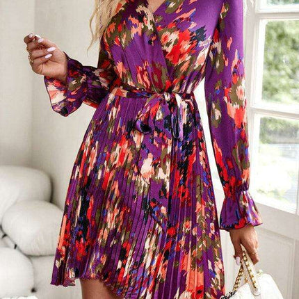 Floral Charm: Stretchy and Stylish Spring-Summer Dress - Très Elite