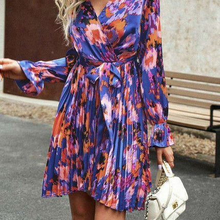 Floral Charm: Stretchy and Stylish Spring-Summer Dress - Très Elite
